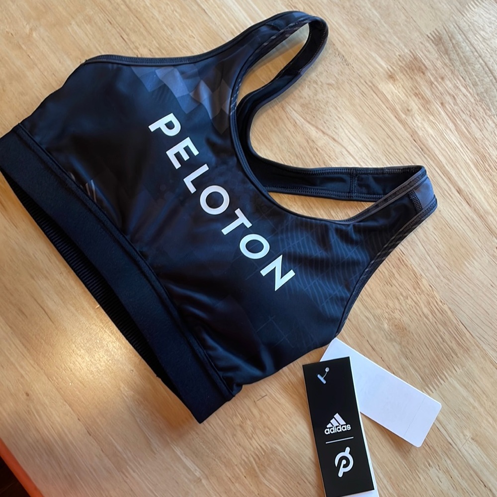 Brand new with tags! Black and gray scale Adidas/Peloton sports bra.